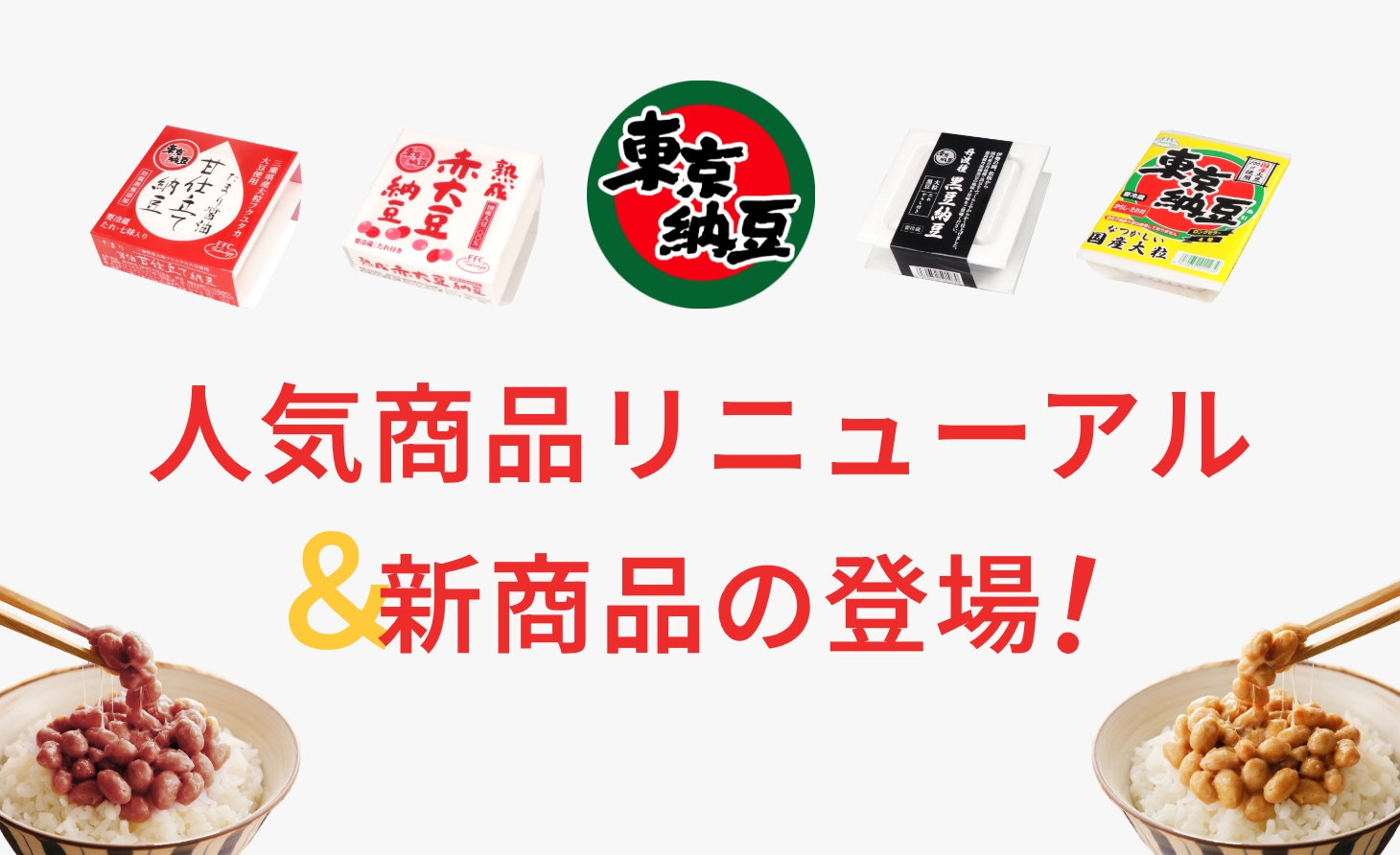 人気商品リニューアル&新セット商品登場！